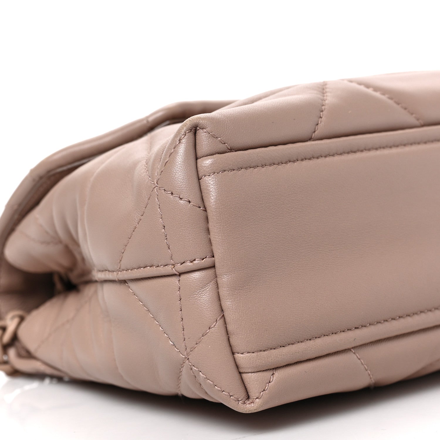 Prada Nappa Triangle Stitched Small Spectrum Bag Cipria 7 of 8