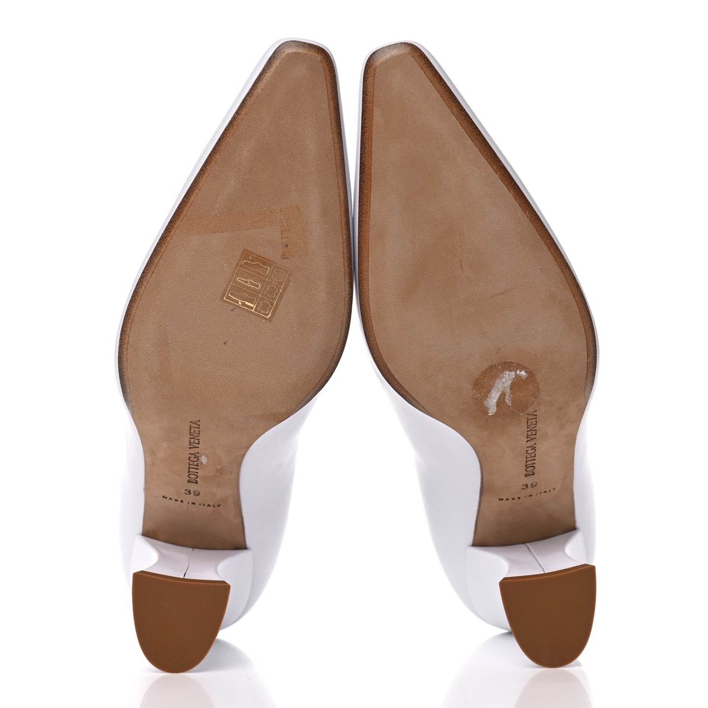 Calfskin Cloud Ankle Boots 39 White