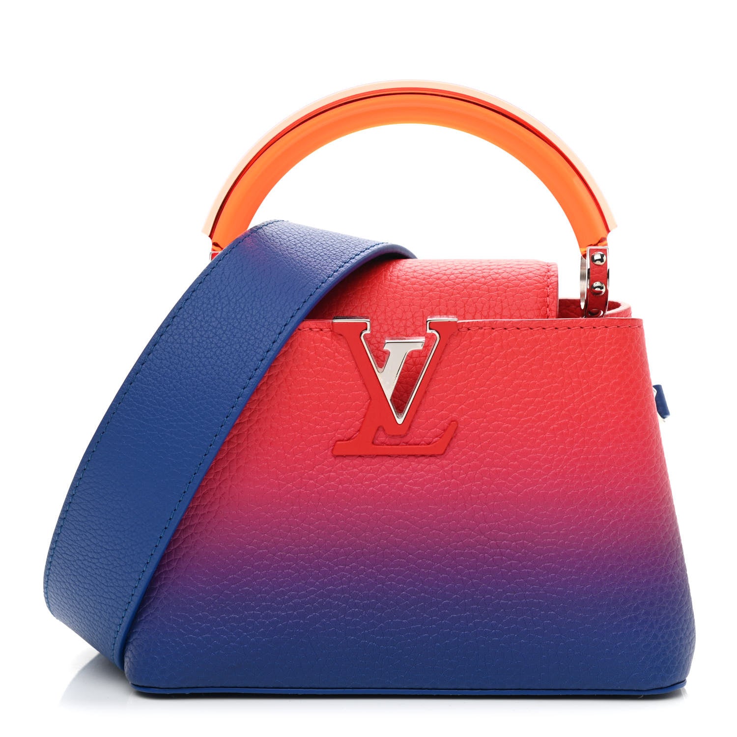 Louis Vuitton Taurillon Ombre Mini Capucines Blue 1 of 8