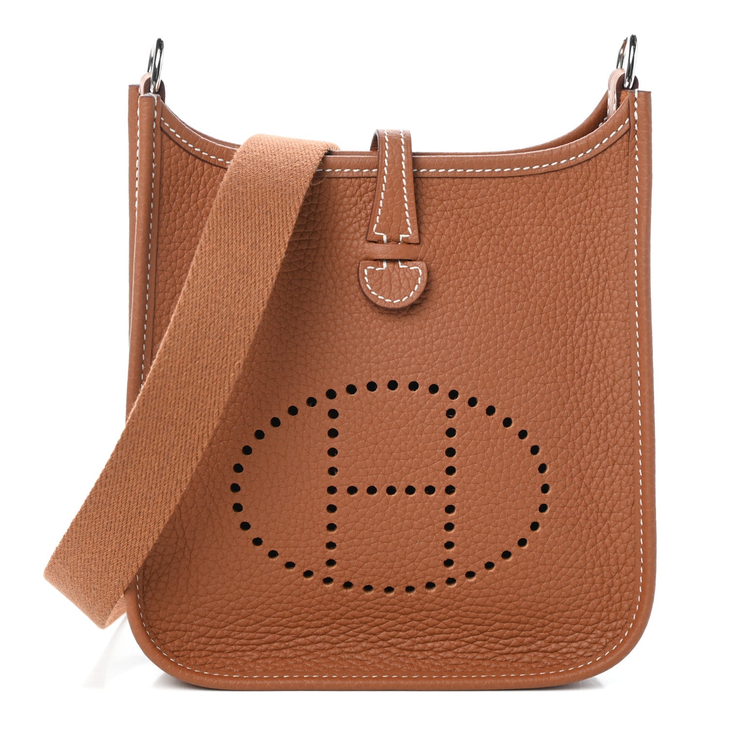 Hermes Taurillon Clemence Evelyne TPM Gold 1 of 9