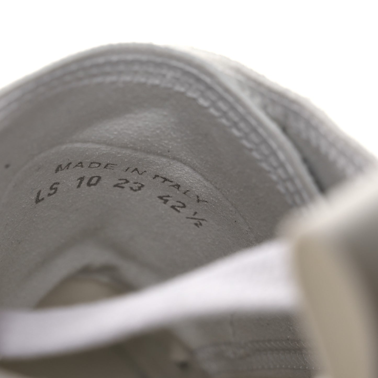 Canvas Mens B23 High Top Sneakers 42.5 White