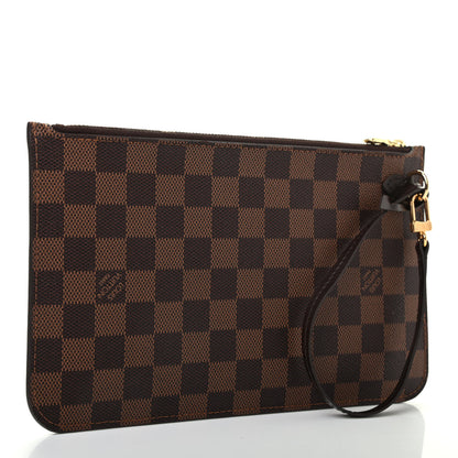 Louis Vuitton Damier Ebene Neverfull MM GM Pochette 3 of 7