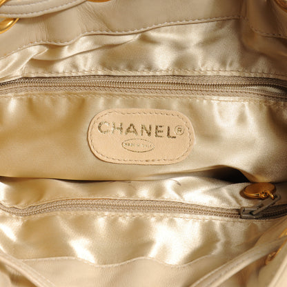 Chanel Lambskin Drawstring Shoulder Bag Beige 6 of 8