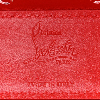 Christian Louboutin Calfskin Empire Loubinthesky Loubila Chain Clutch Bianco Loubi 6 of 13