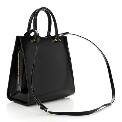 Saint Laurent Shiny Calfskin Small Uptown Tote Black 3 of 11