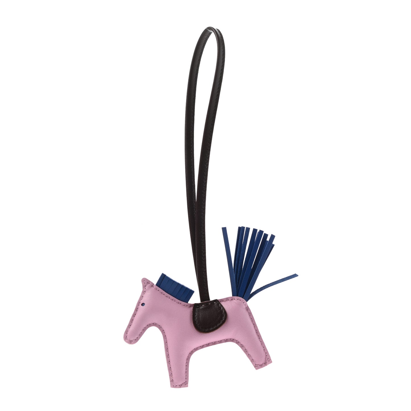Milo Lambskin Grigri Rodeo Horse Bag Charm PM Mauve Sylvestre Bleu France Rouge Sellier