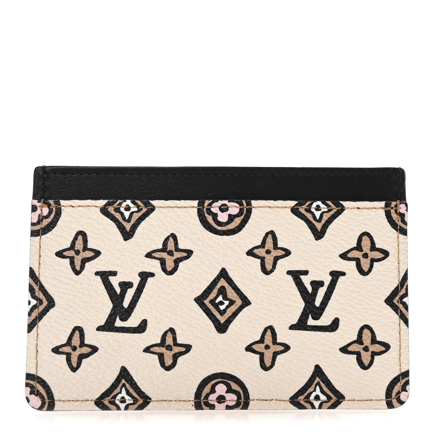 Monogram Giant Wild At Heart Card Holder Arizona
