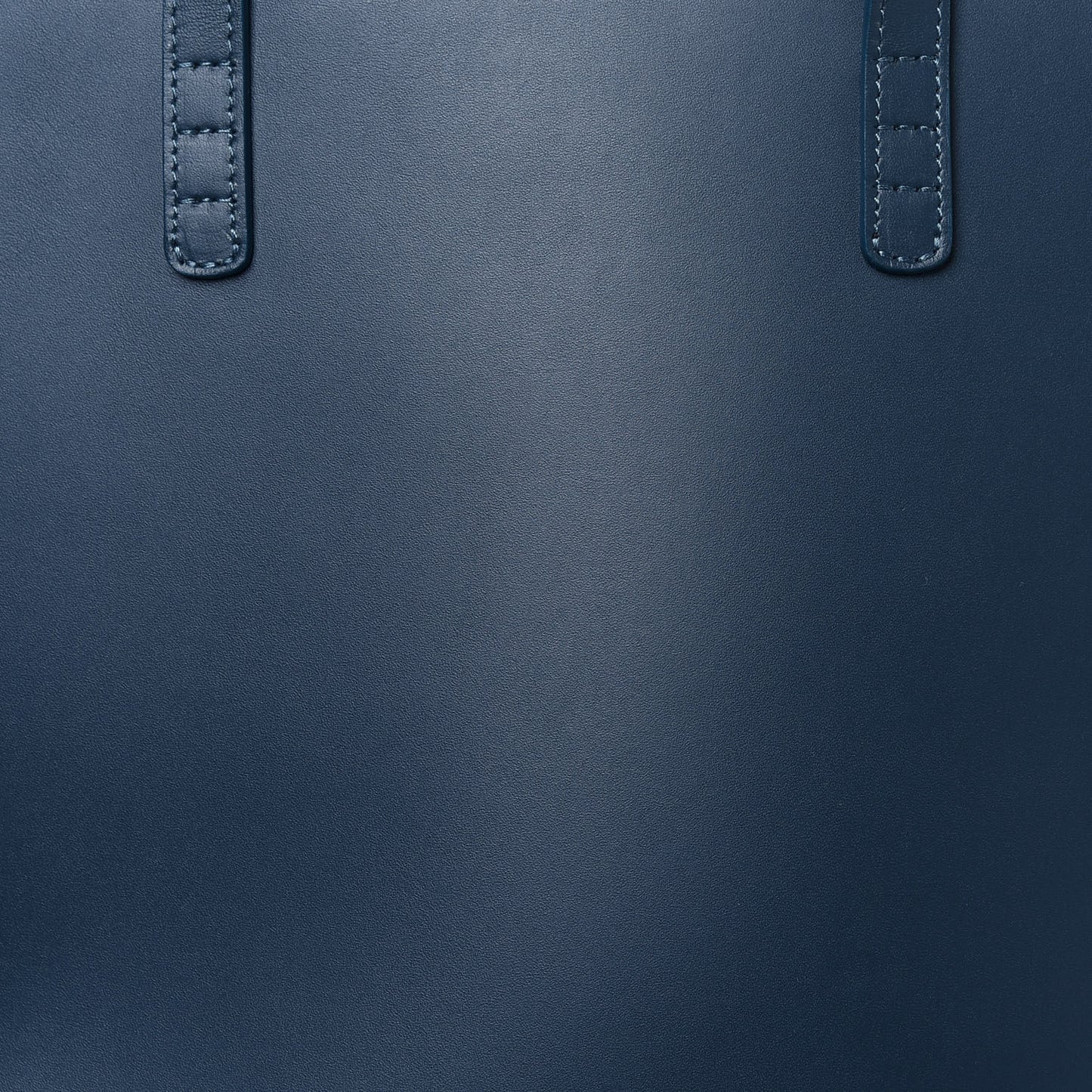 Calfskin North South Tote Navy