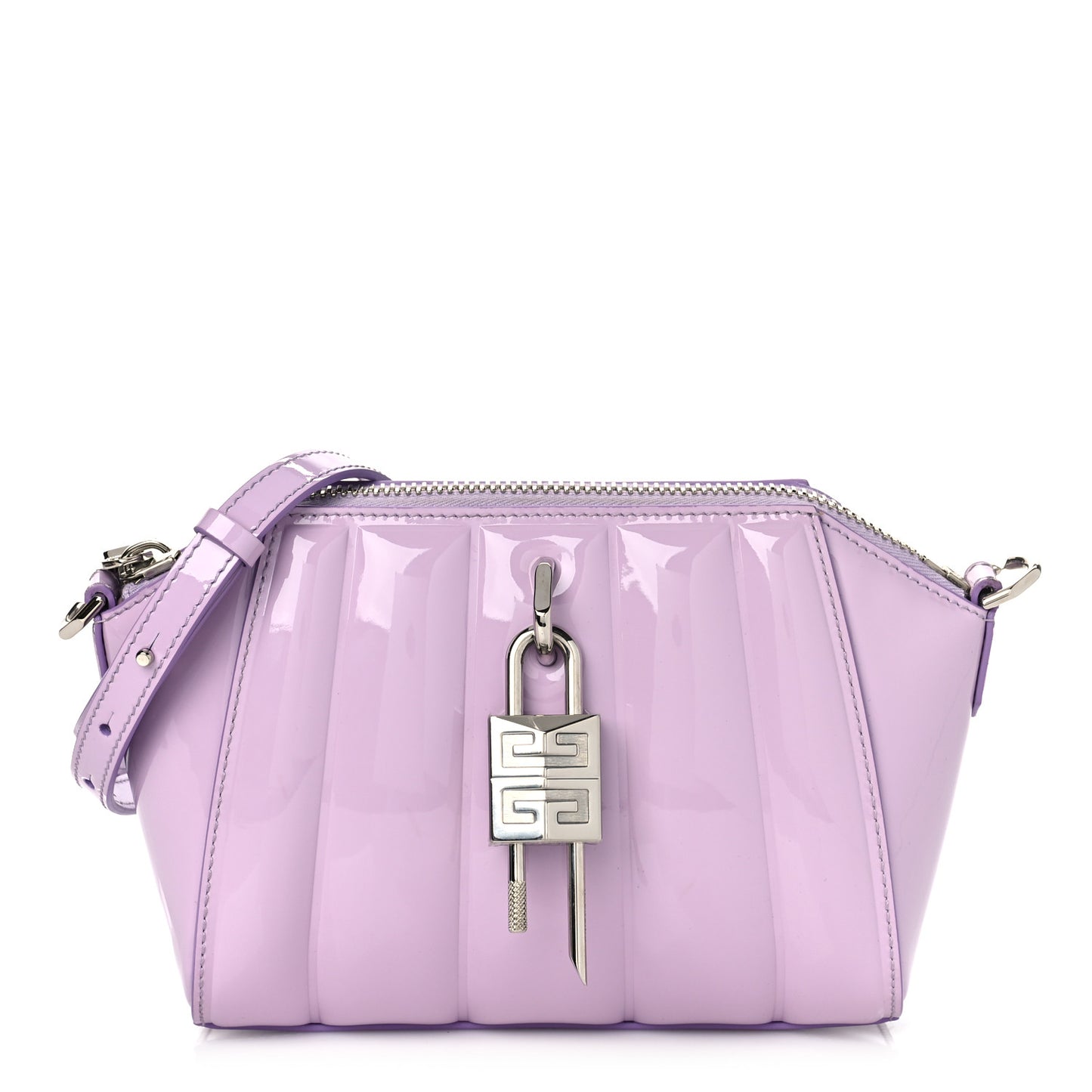 Patent XS Lock Antigona Shoulder Bag Lilac