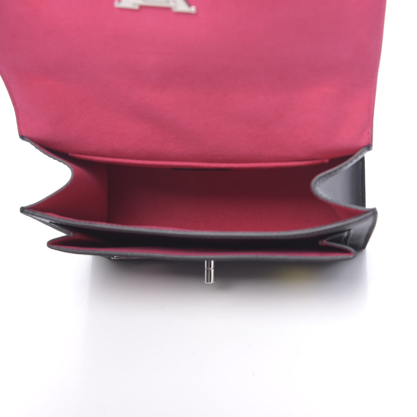 Soft Calfskin Pins My Lockme Chain Bag BB Black