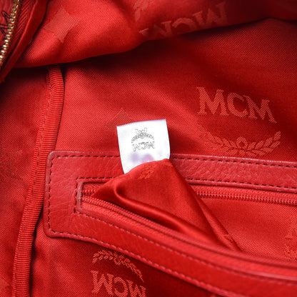MCM Visetos Medium Sprinkle Stud Stark Backpack Corail 7 of 25