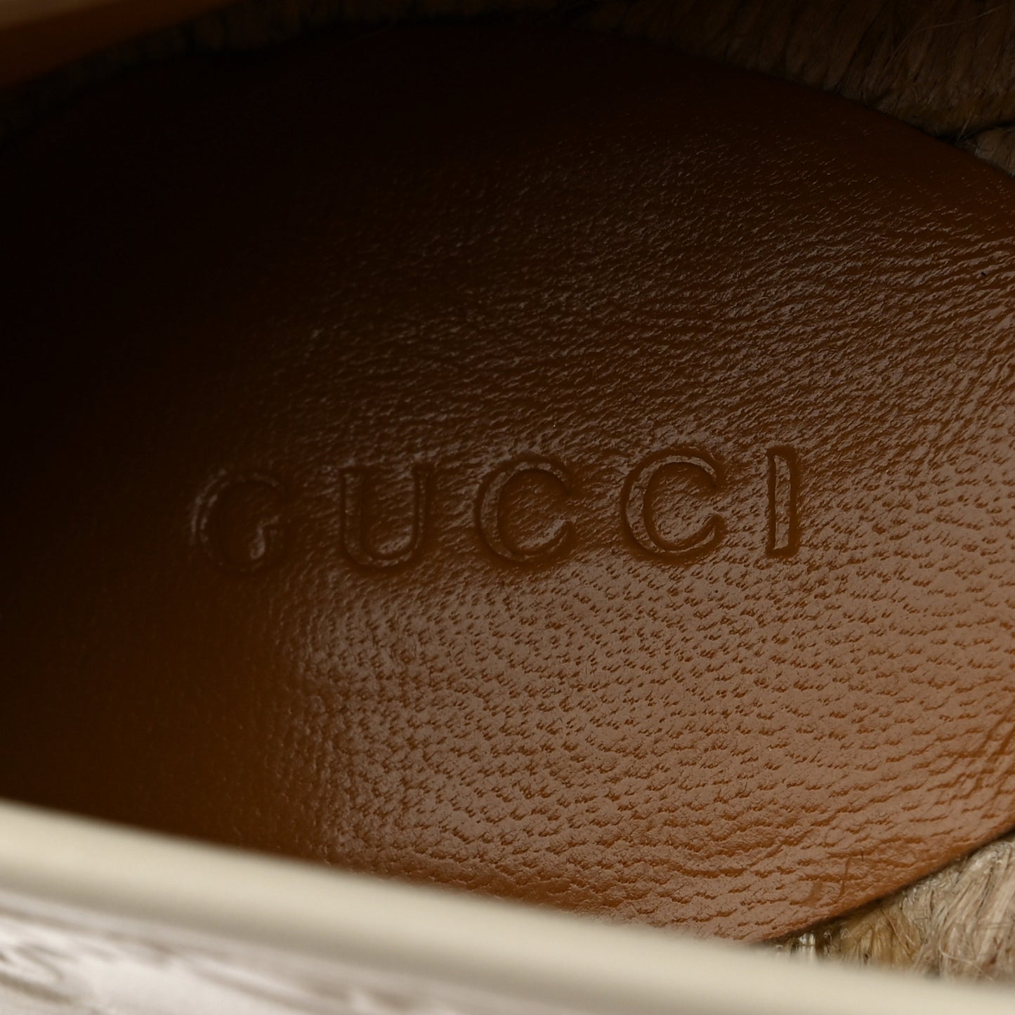 Guccissima Signature Espadrilles 37.5 Mystic White