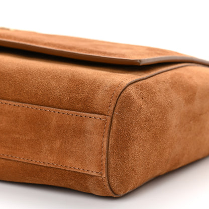 Saint Laurent Smooth Calfskin Suede Medium Reversible Monogram Kate Satchel Light Ochre 13 of 21
