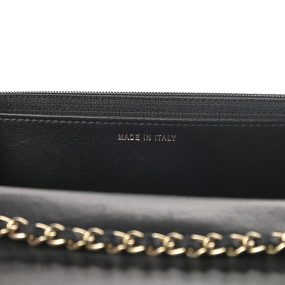 Chanel Lambskin Quilted Trendy CC Wallet On Chain WOC Black 7 of 15