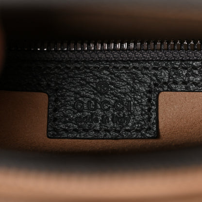 Gucci Textured Dollar Calfskin Web Studded Maxi Diana Tote Bag Graphite Grey 6 of 11