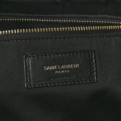 Saint Laurent Lambskin Quilted Maxi Icare Shopping Tote Black 6 of 11