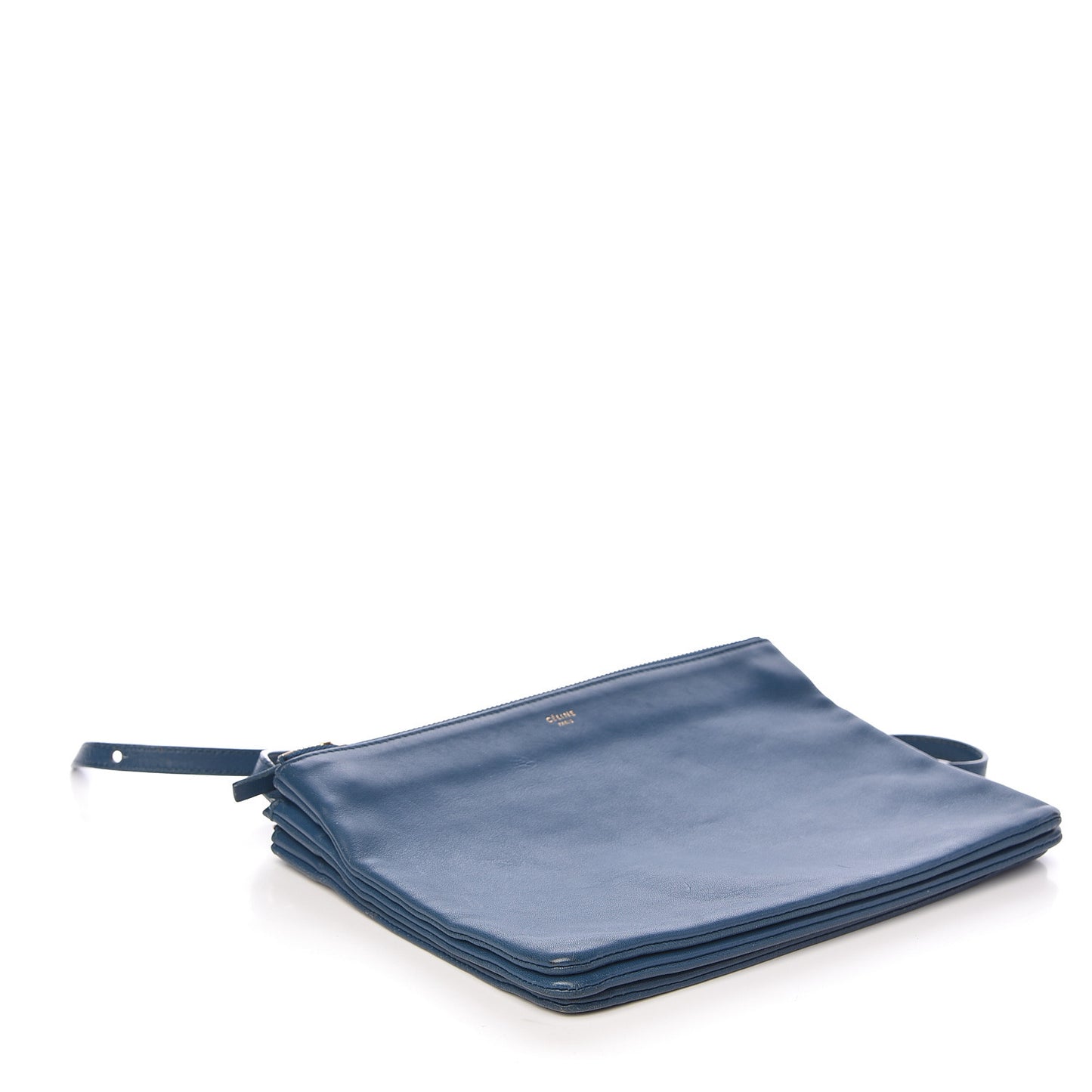 Lambskin Small Trio Crossbody Bag Peacock