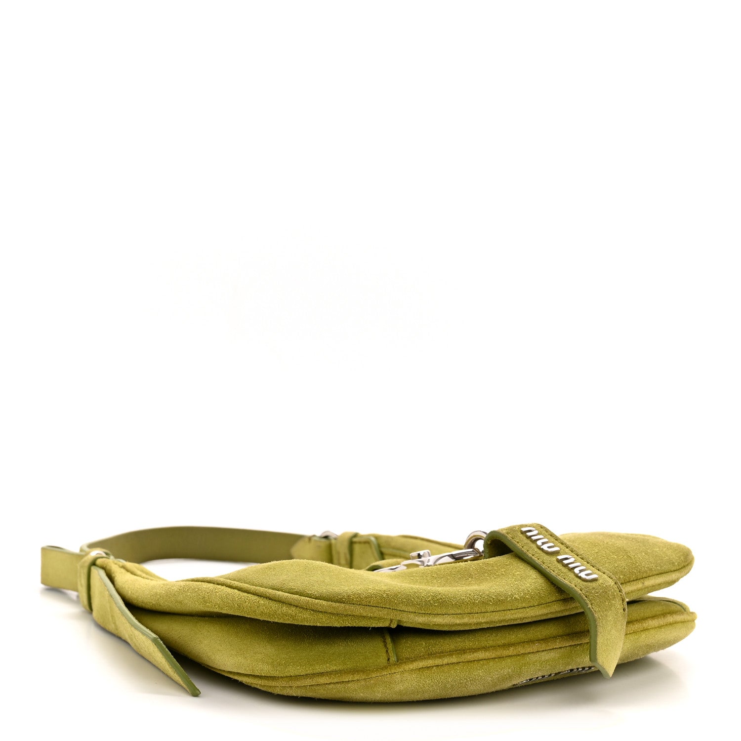 Miu Miu Camoscio Shoulder Bag Edera 4 of 15
