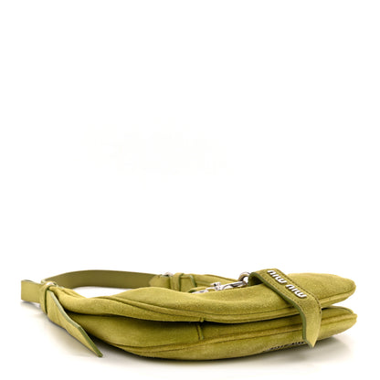 Miu Miu Camoscio Shoulder Bag Edera 4 of 15