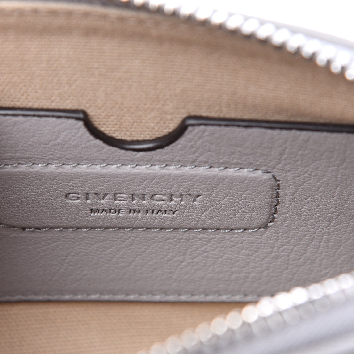 Givenchy Sugar Goatskin Nano Antigona Pearl Grey 5 of 10
