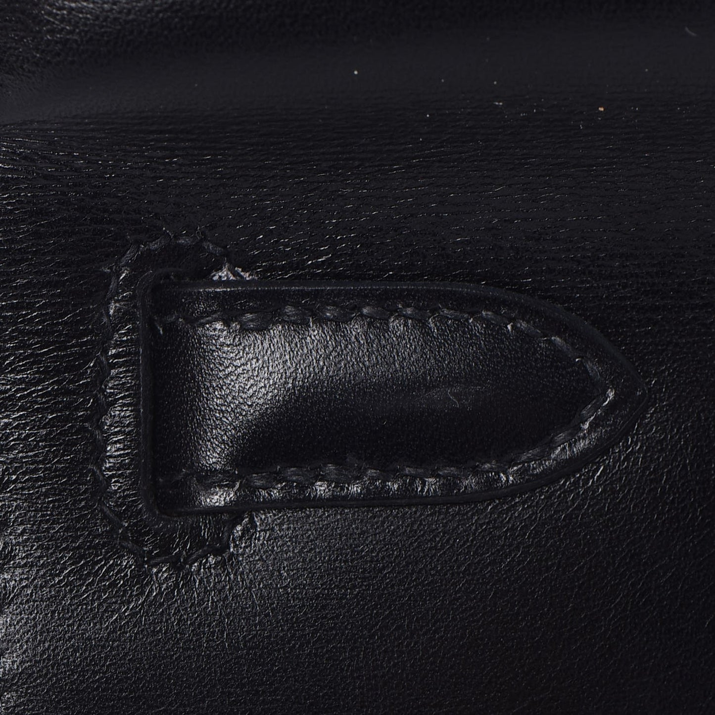 Box Kelly Cut Clutch Black