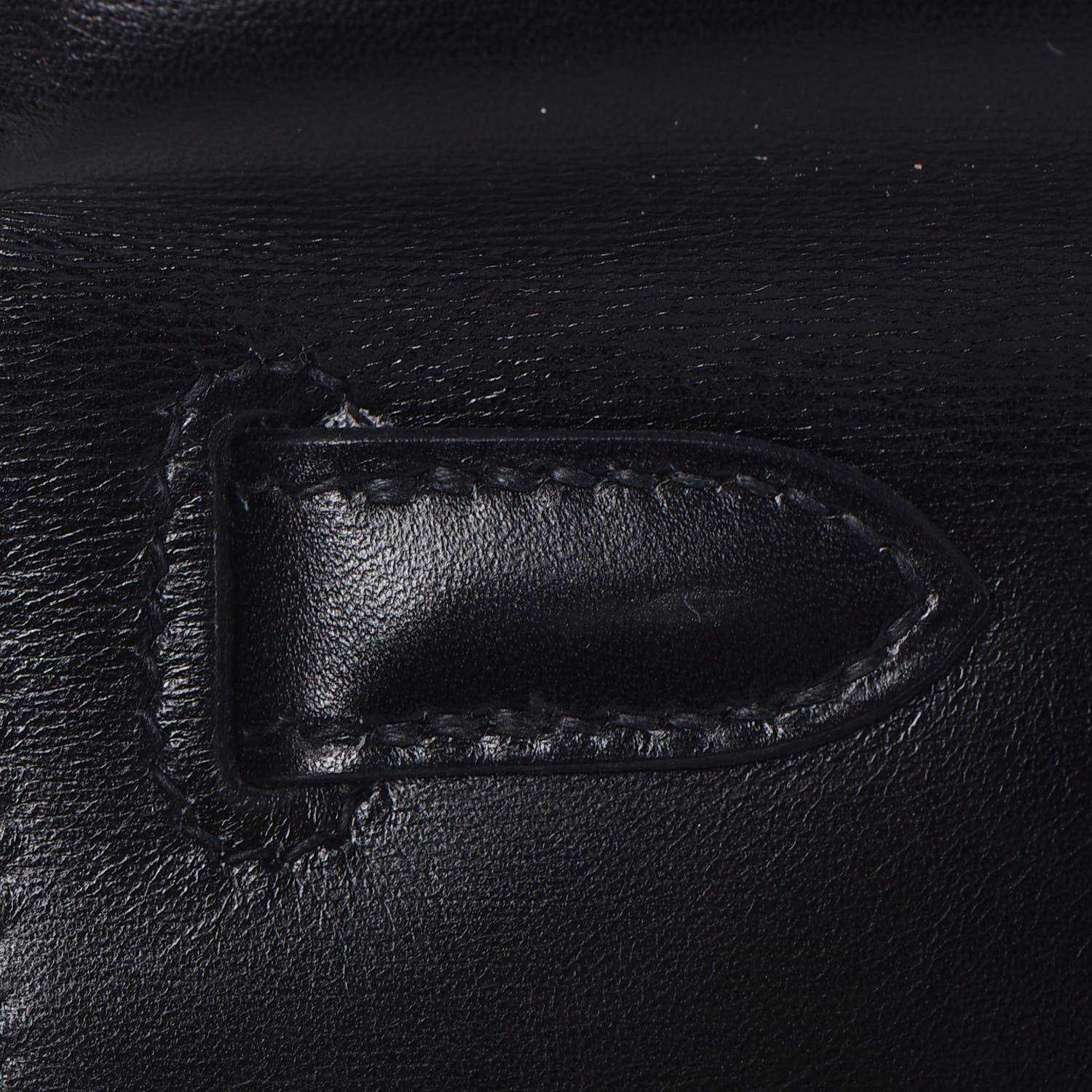 Hermes Box Kelly Cut Clutch Black 8 of 24