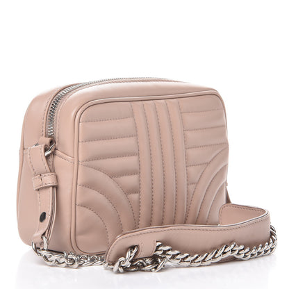 Prada Soft Calfskin Diagramme Crossbody Bag Cipria 3 of 7