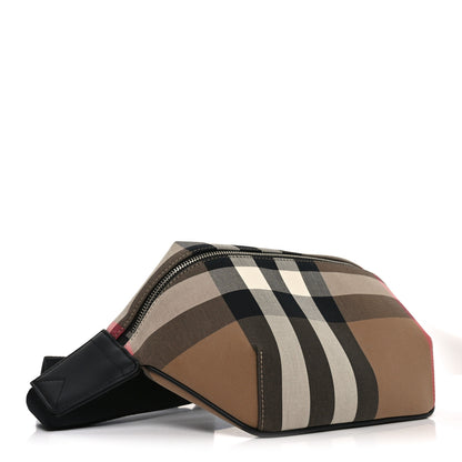 Burberry IP Check Sonny Bum Bag Taupe Brown 3 of 8