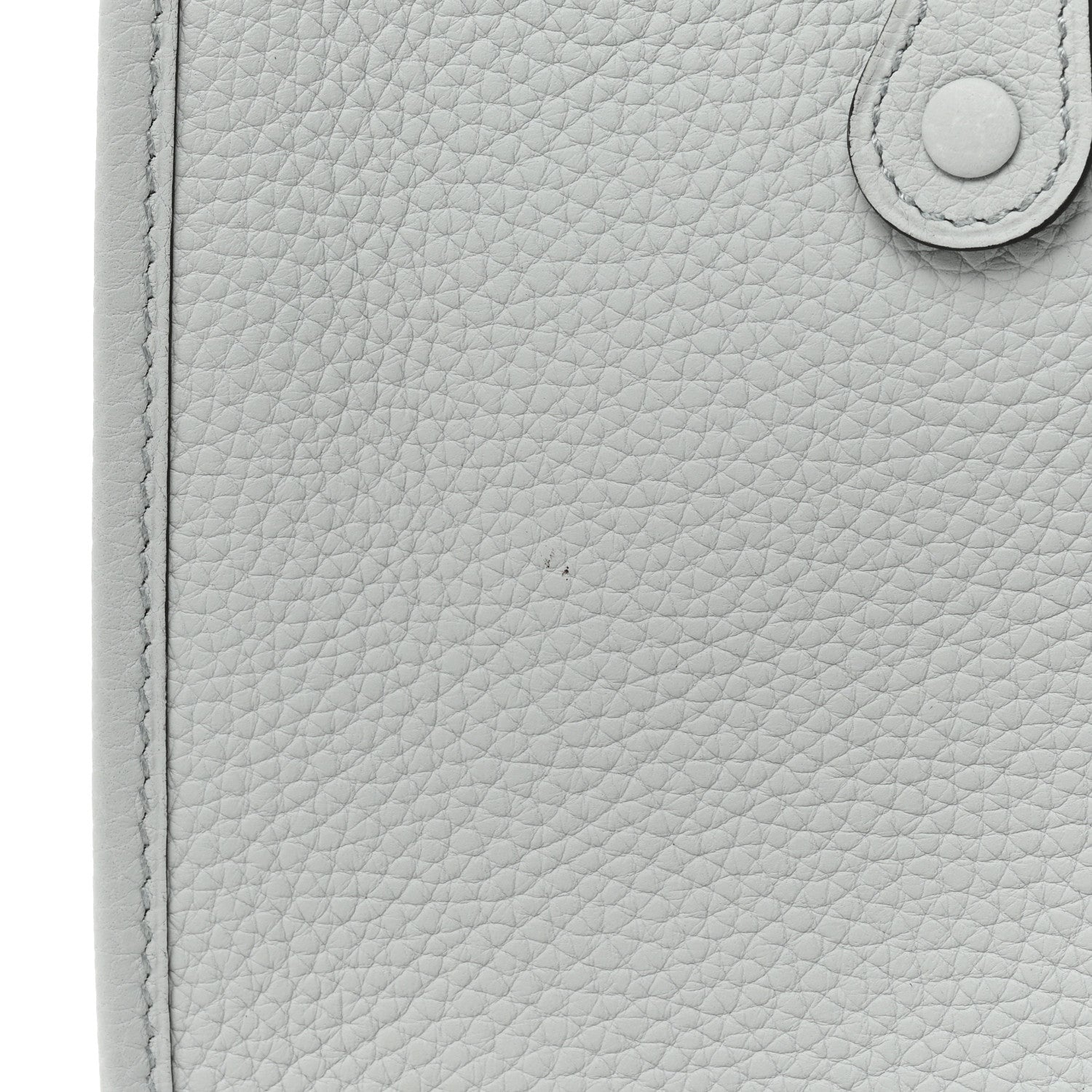 Hermes Taurillon Clemence Amazone Evelyne TPM Bleu Pale Etain 9 of 10