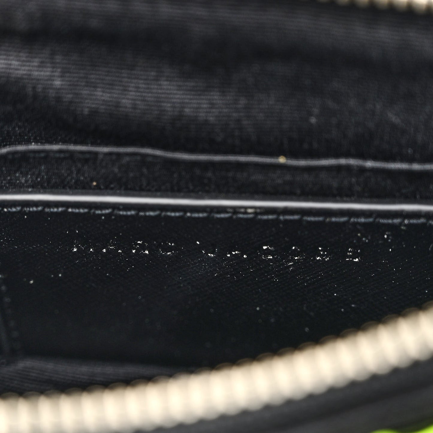 Saffiano Whipstitched Small Snapshot Camera Bag Black