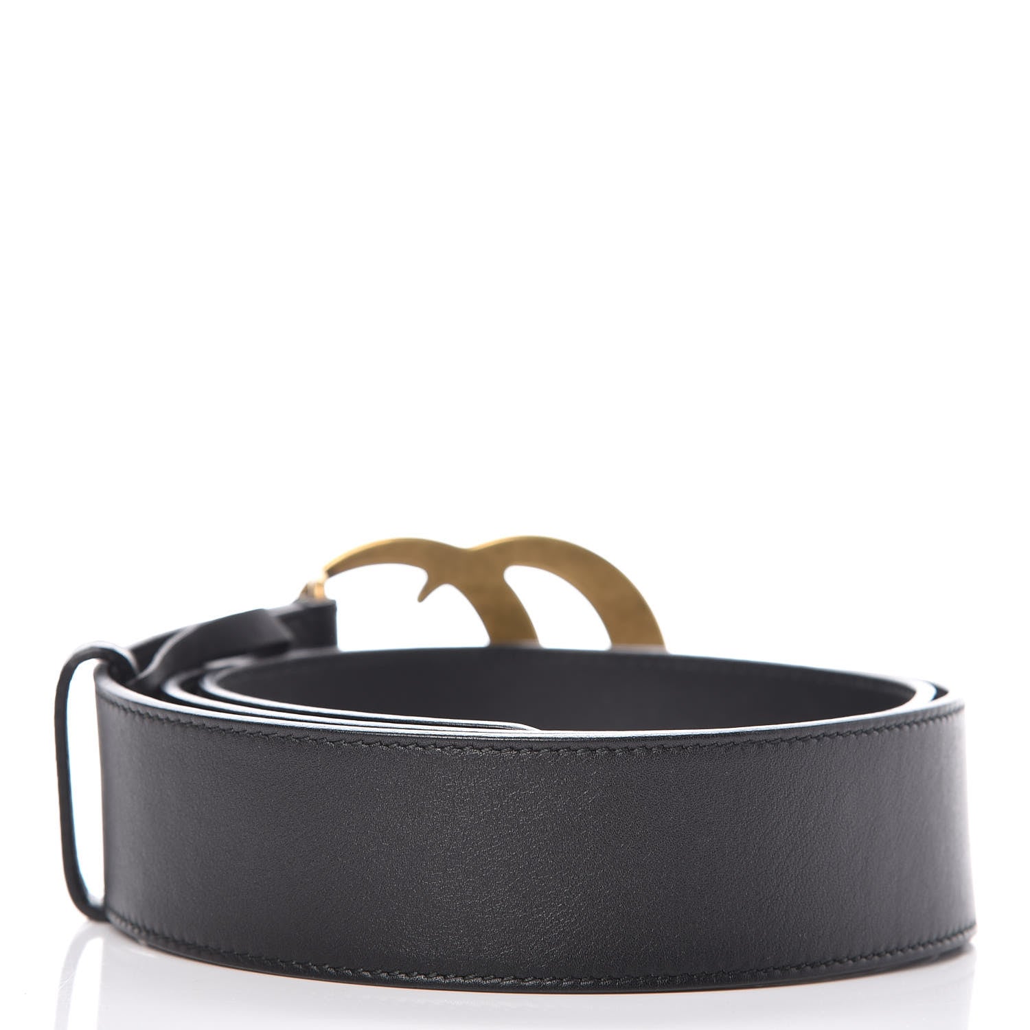 Gucci Calfskin Double G 40mm Belt 85 34 Black 3 of 8