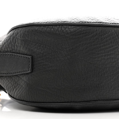 Burberry Grainy Calfskin Small Knight Bag Black 8 of 9