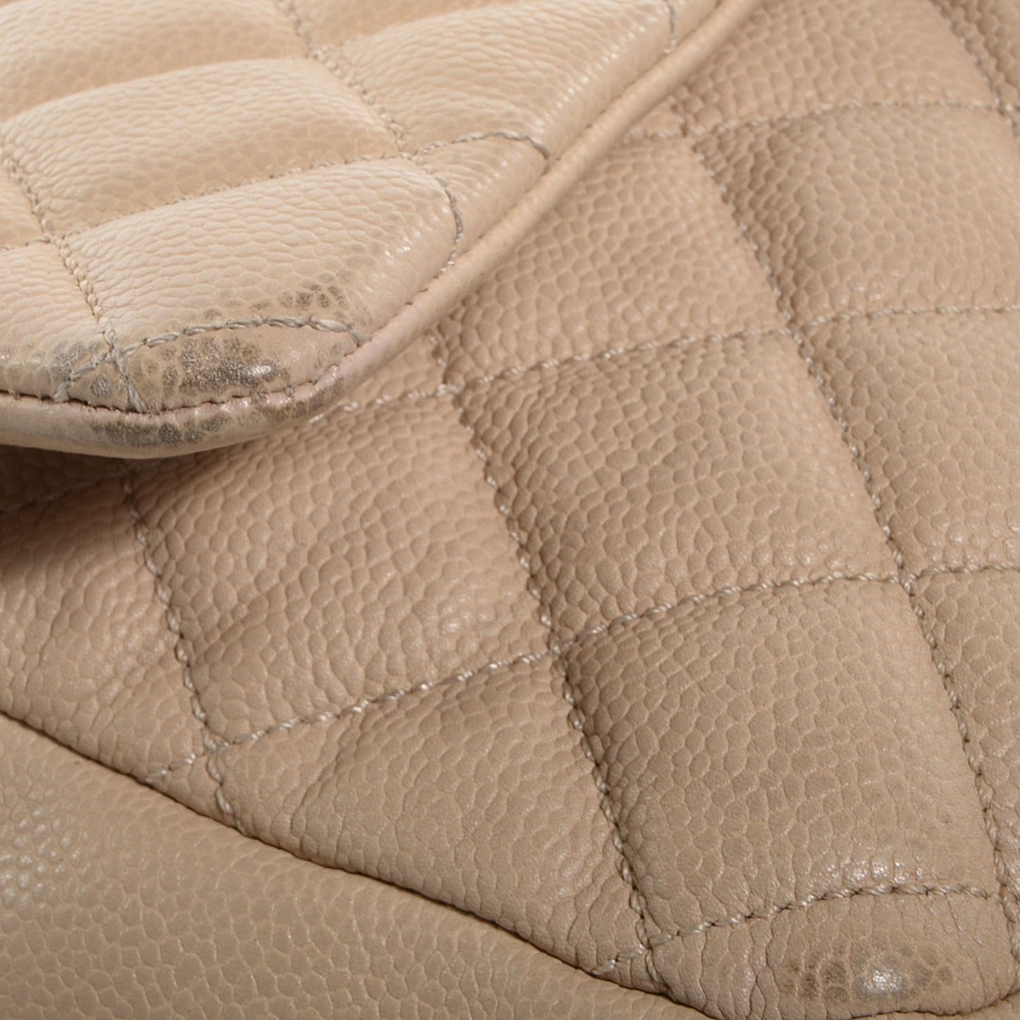 Easy Caviar Jumbo Flap Beige