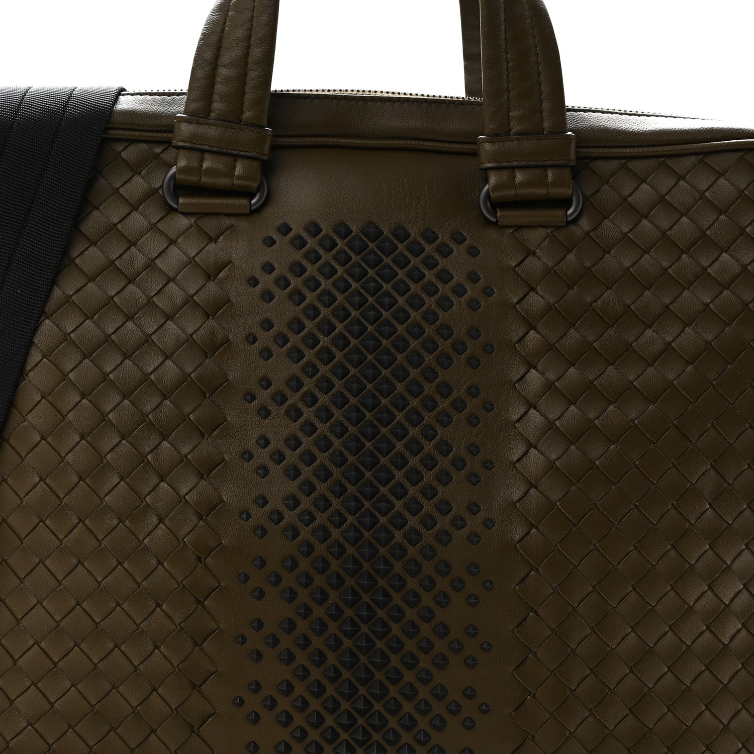 Bottega Veneta Nappa Intrecciato Medium Briefcase Khaki 8 of 10