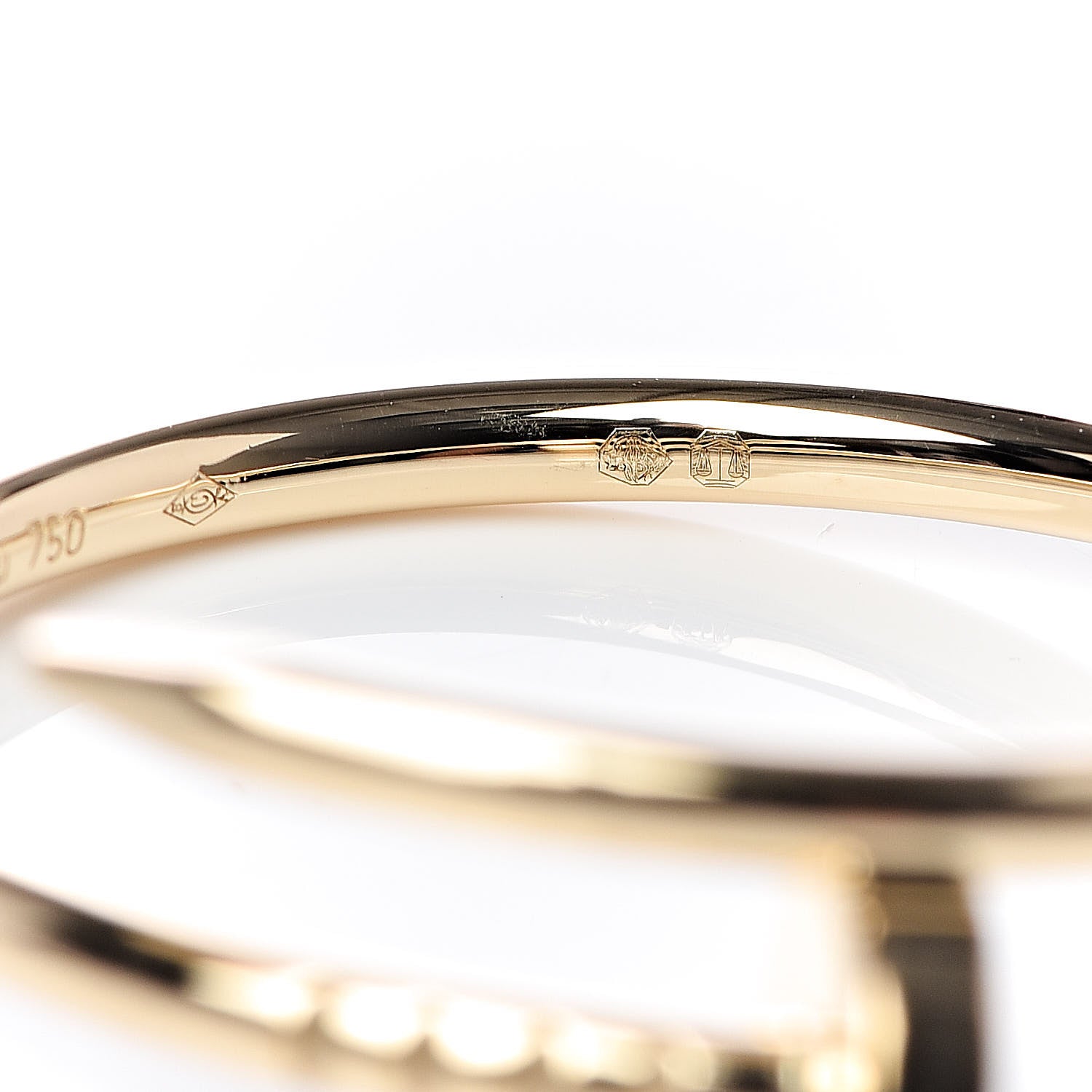 Cartier 18K Yellow Gold Small Juste Un Clou Ring 59 8.75 6 of 6