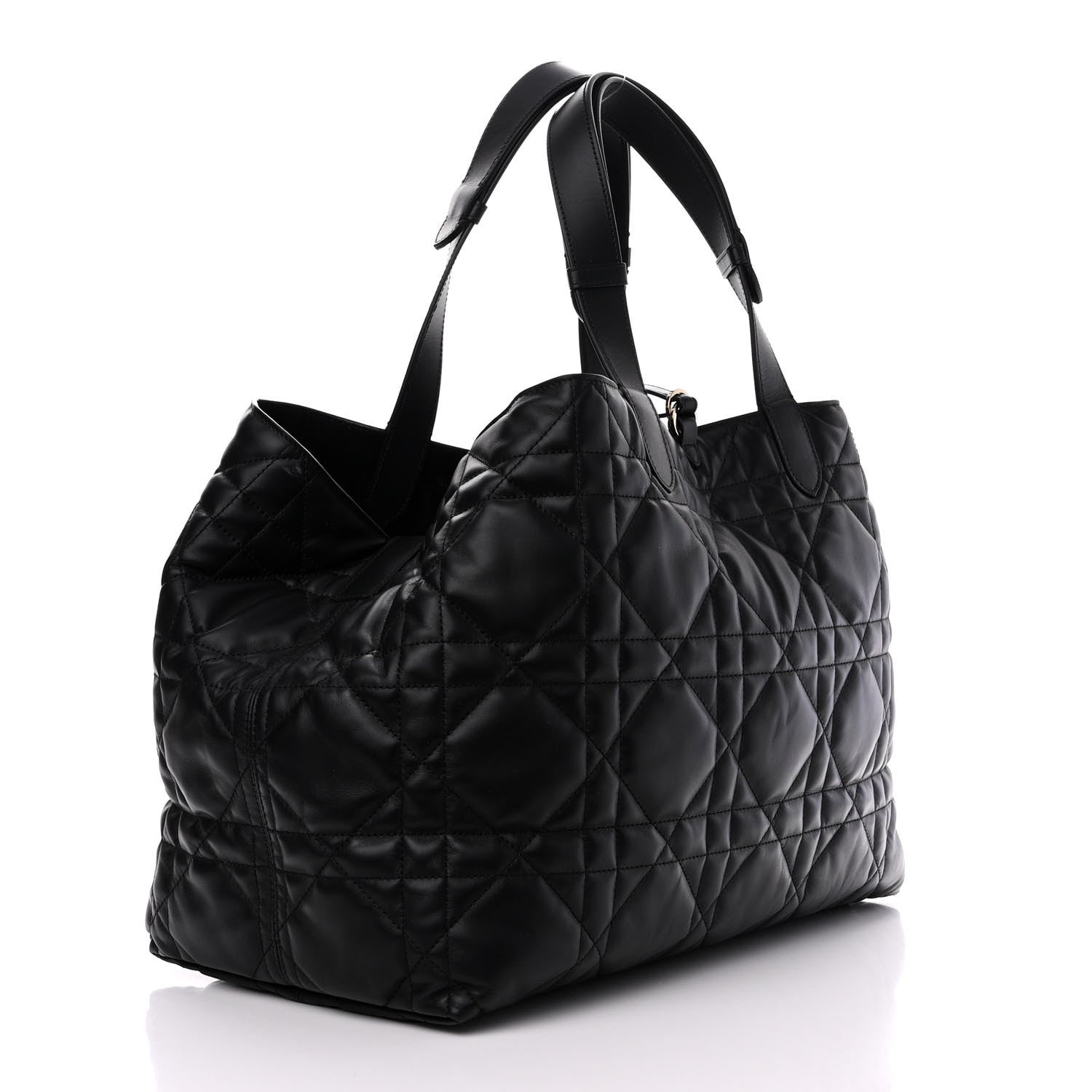Christian Dior Calfskin Macrocannage Large Toujours Black 4 of 11