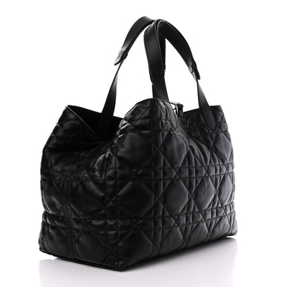 Christian Dior Calfskin Macrocannage Large Toujours Black 4 of 11