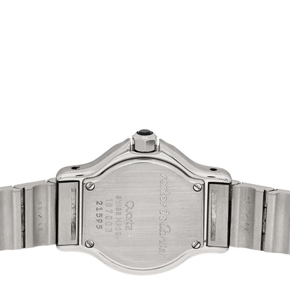 Cartier Stainless Steel 18K Yellow Gold 25mm Santos Octagon Quartz Watch 4 of 4