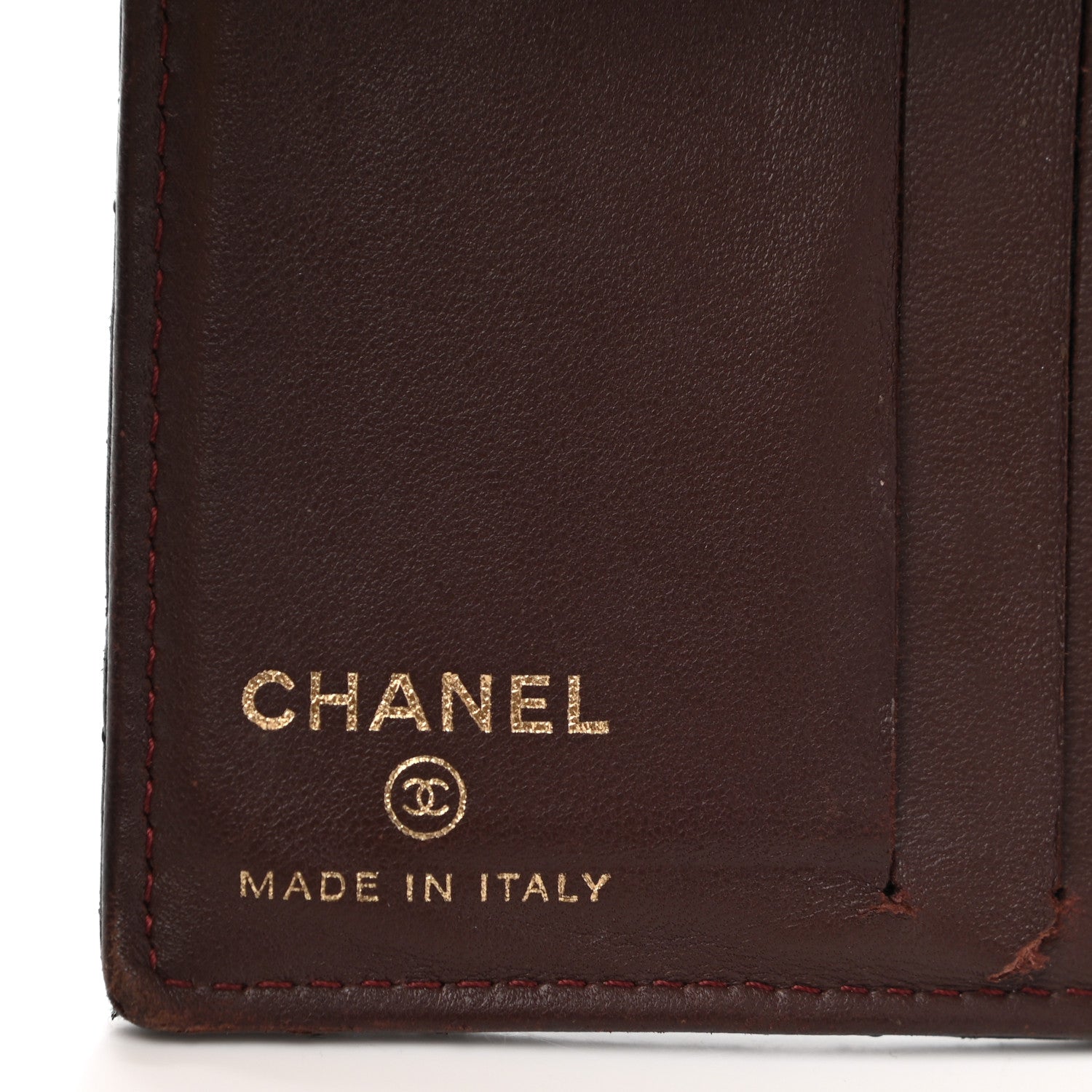 Chanel Lambskin Quilted Card Holder Wallet Black 6 of 8
