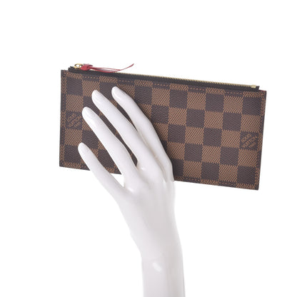 Louis Vuitton Damier Ebene Felicie Chain Wallet Zippered Insert 2 of 6