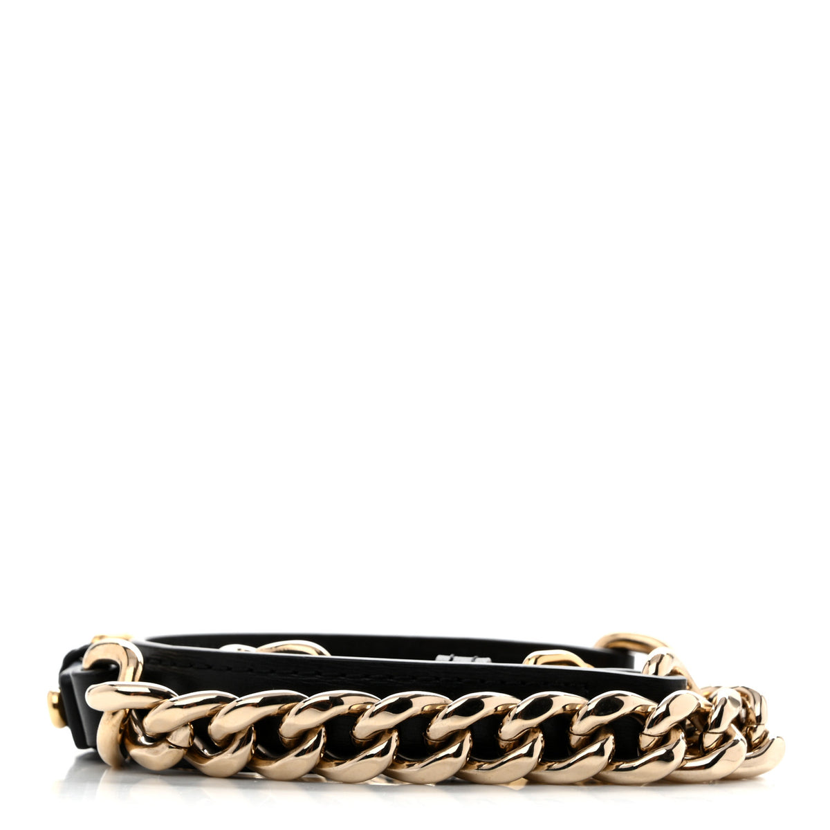 Rodeo Calfskin Short Chain Strap Black