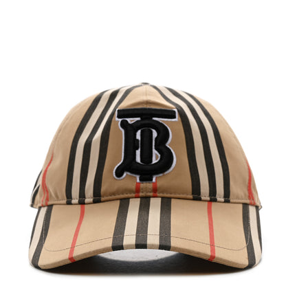 Burberry Cotton Vintage Check Monogram Baseball Hat M Archive Beige 3 of 10