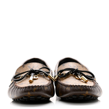 Louis Vuitton Patent Reverse Monogram Gloria Loafers 38.5 2 of 10