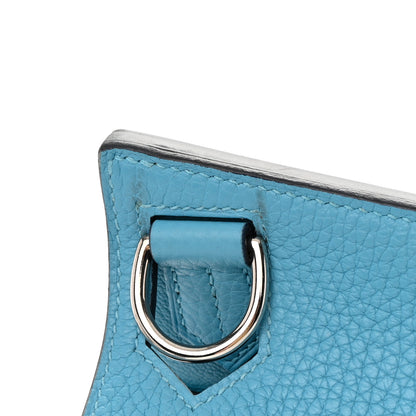 Hermes Taurillon Clemence Jypsiere 28 Bleu Du Nord 12 of 15