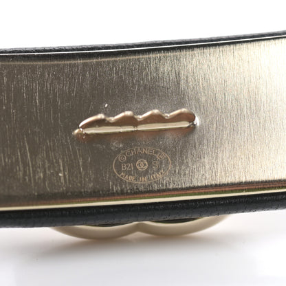 Chanel Lambskin Turnlock CC Hair Clip Barrette Black 3 of 3