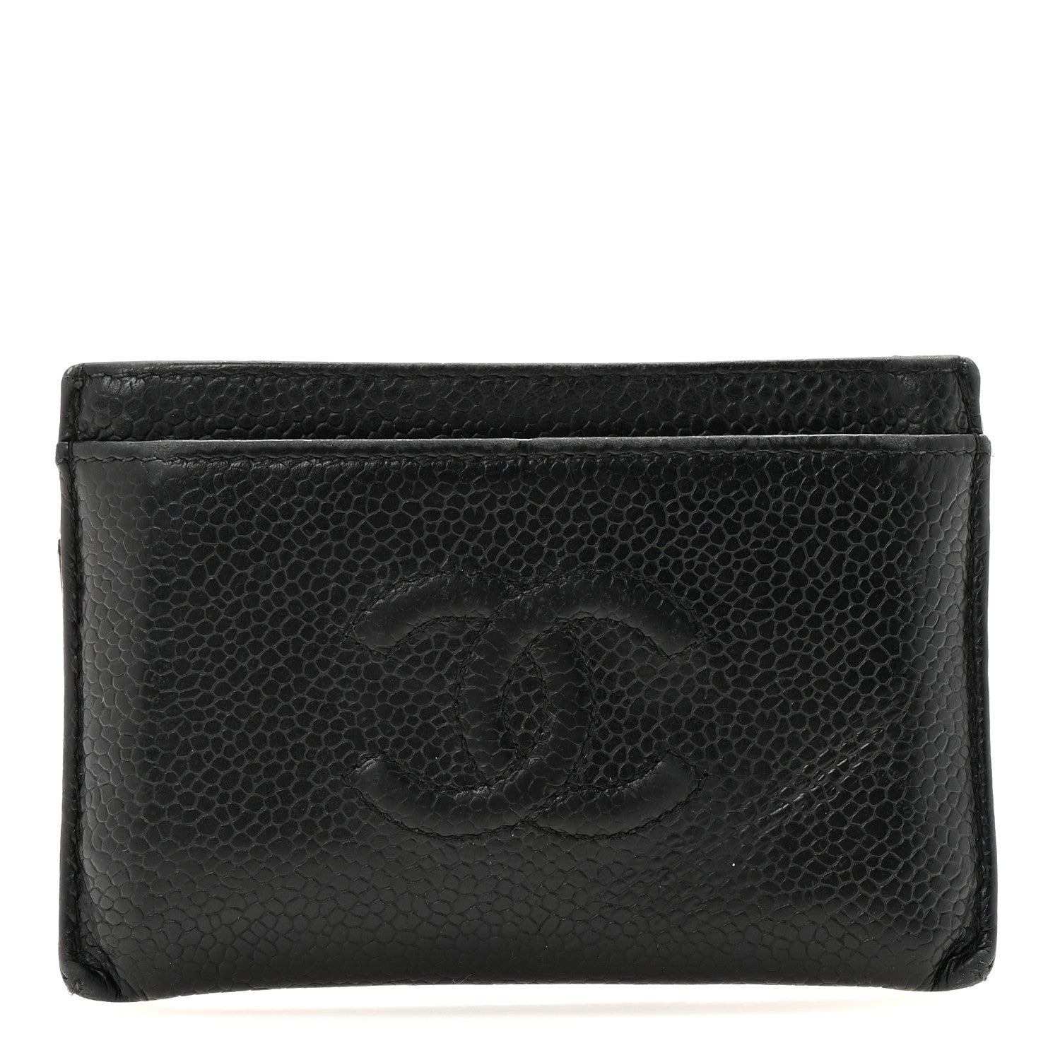 Chanel Caviar Timeless CC Card Holder Black 1 of 8
