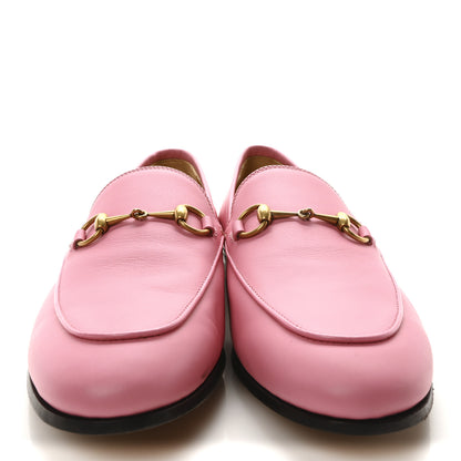 Gucci Betis Glamour Calfskin Womens Jordaan Loafers 39.5 Butterfly Pink 3 of 9