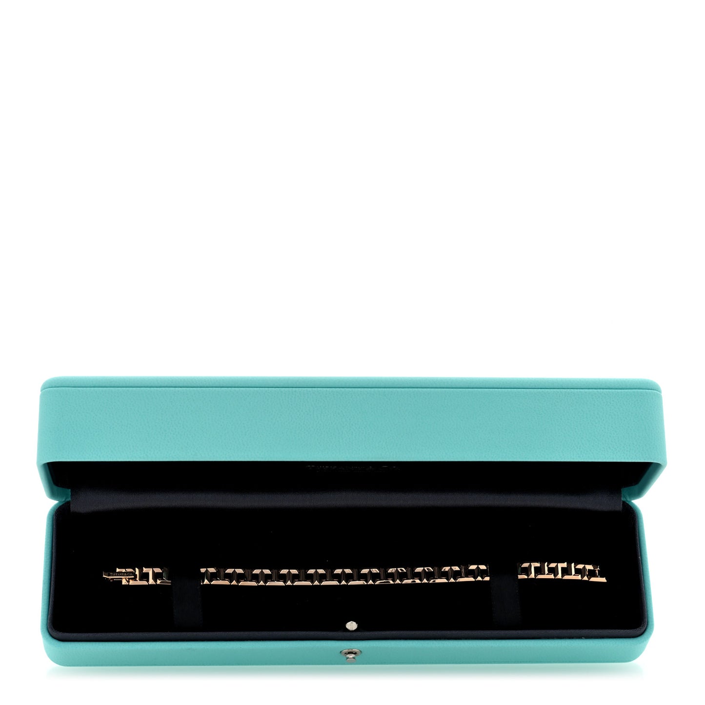 18K Rose Gold Narrow T True Bracelet