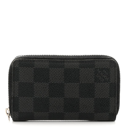 Louis Vuitton Damier Graphite Zippy Coin Purse Vertical 1 of 7