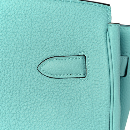 Hermes Togo Birkin 35 Bleu Atoll 11 of 33